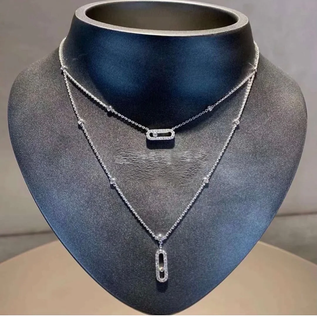 

925 sterling silver mes double-layer ball necklace for ladies, fashion trend holiday gift