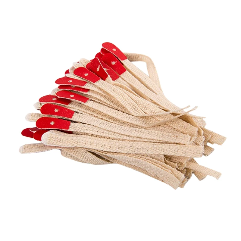 

90 Pcs Piano Bridle Straps Standard Style Piano Replacement Repair Parts Beige