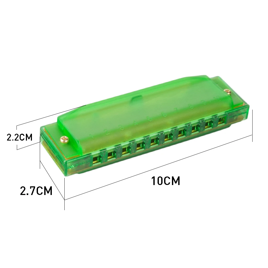 Губная расческа melodica C tune пластиковая гармошка с 10 отверстиями пять цветов в