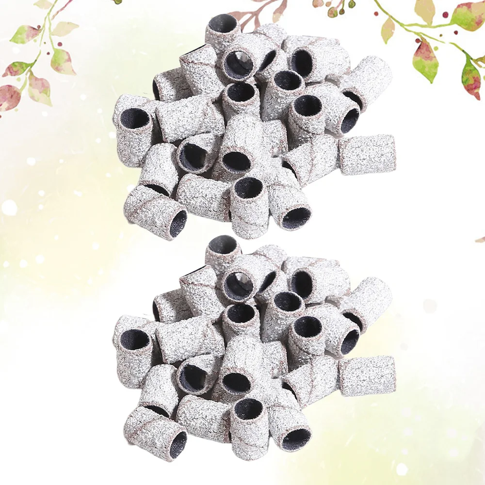 100 шт. шлифовальная лента для ногтей профессиональный шлифовальный рукав снятия