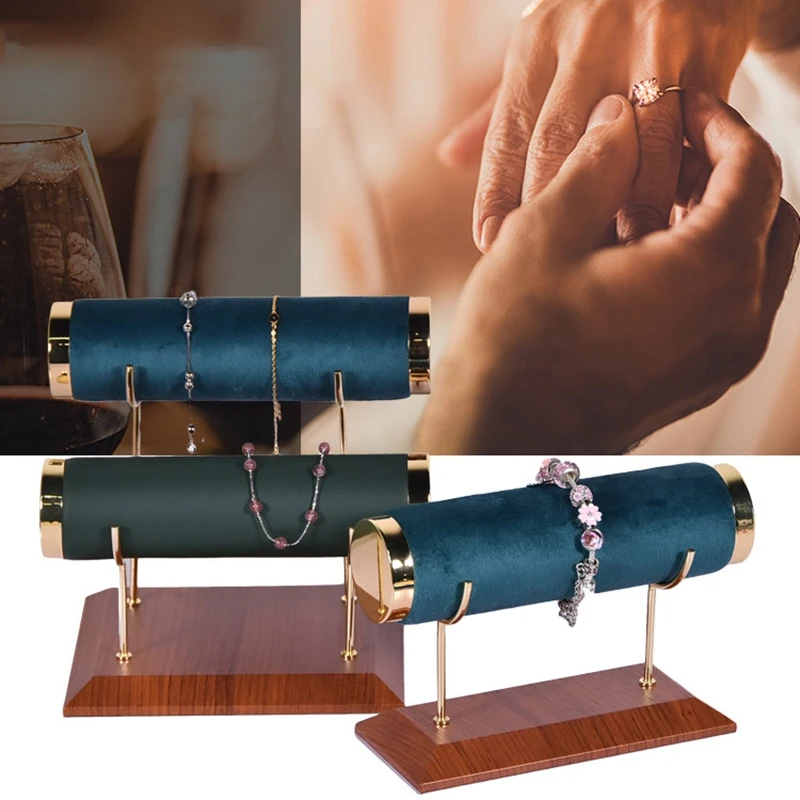 

Watch Stand, Creative Leather Flannel Bracelet Display Holder, Jewelry Display Dhooting Prop