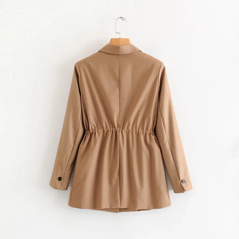 

Autumn suit brought straight type of cultivate one's morality ladies jackets