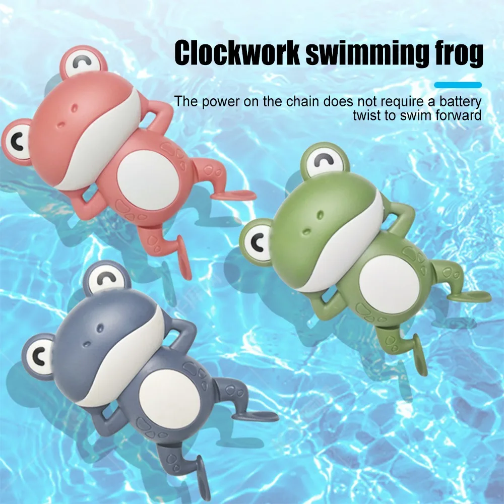 

Детские Игрушки для ванны 0-12 месяцев для детей, плавательный бассейн, водная игра, заводные игрушки с животными лягушкой, детские подарки