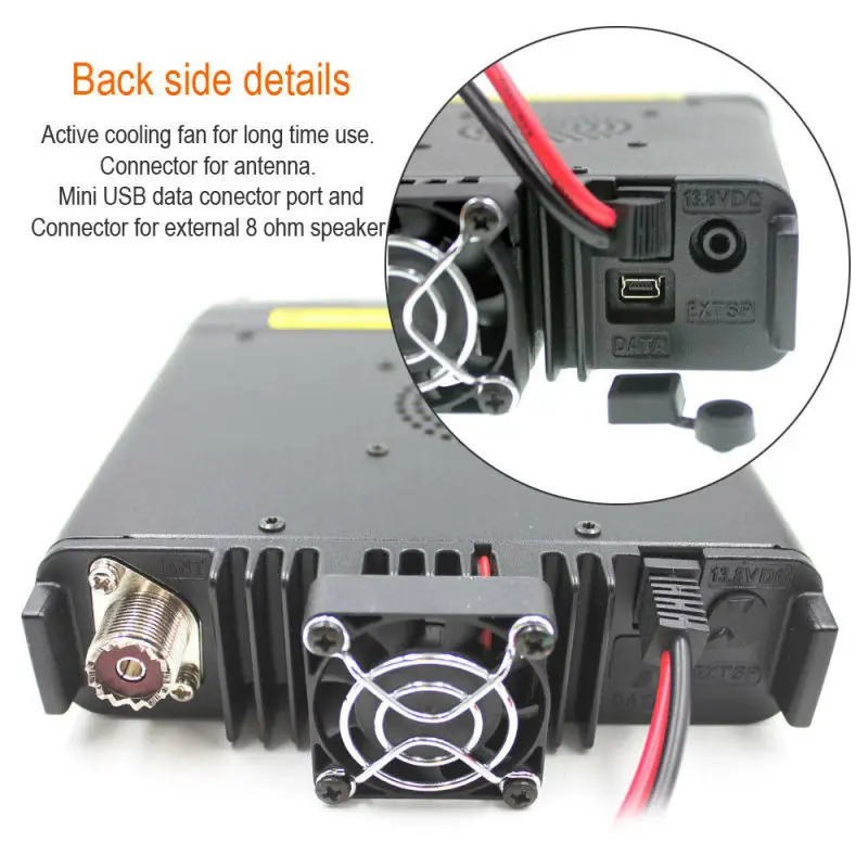 Быстрая Автомобильная рация Walkie talkie 50 км TYT TH-9800 VHF 50 Вт UHF 35 Вт 800CH Quad Band TH 9800 Ham Радио HF трансивер TH9800 CB радио