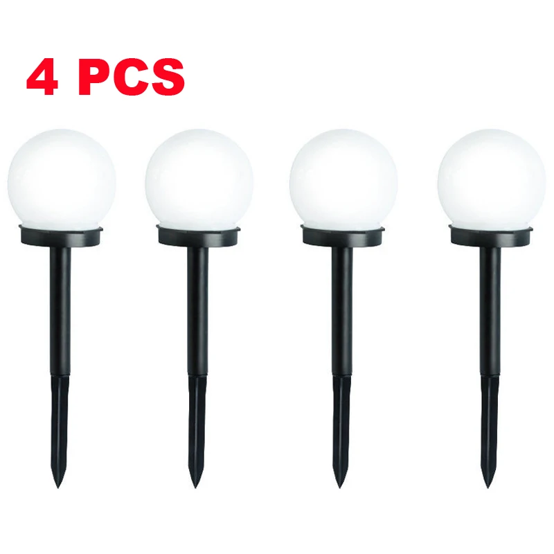 2/4/8 шт. Водонепроницаемый светодиодный на солнечных батареях Открытый освещение