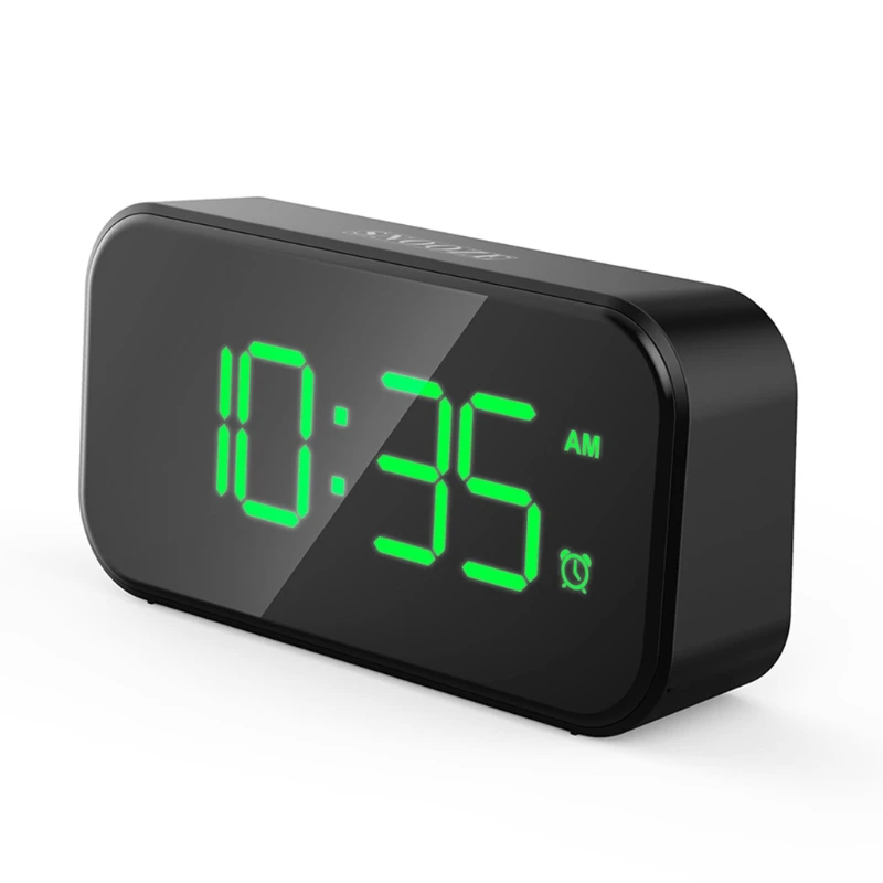 

Digital Alarm Clock USB 5 Inch Large Digital LED Display Screen 12/24H Snooze 67JB