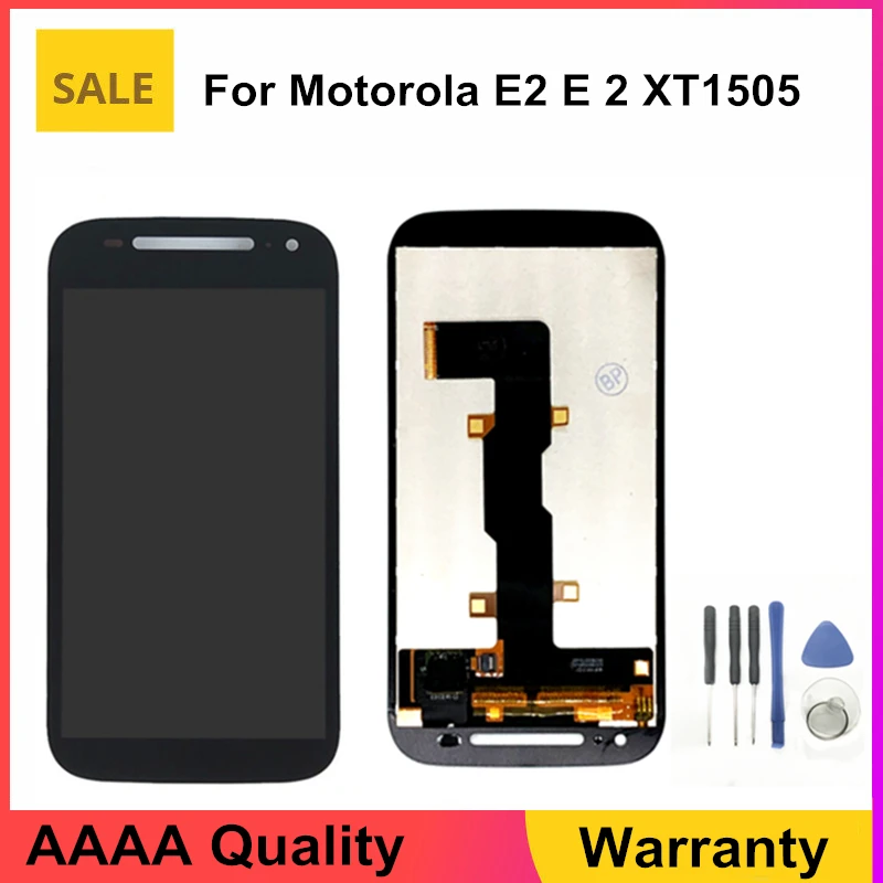 ЖК-дисплей для Motorola E2 E 2 XT1505 XT1511 XT1524 XT1527 с сенсорным экраном и дигитайзером в сборе