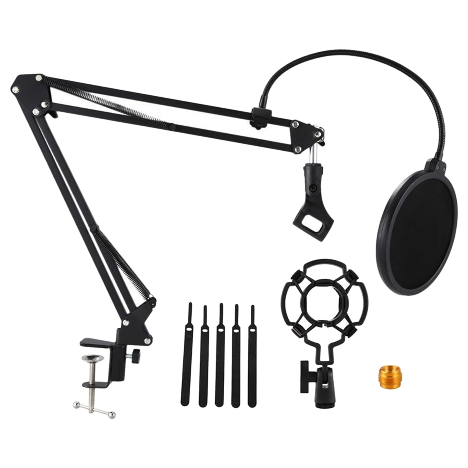 

Studio Recording Condenser Microphone Stand + Shock Mount+ Filter+Clamp+Screw