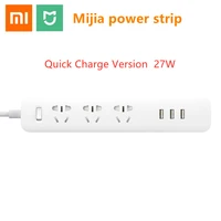 xiaomi mijia power strip fast charging version 27w usb socket overload protection new national standard combination socket