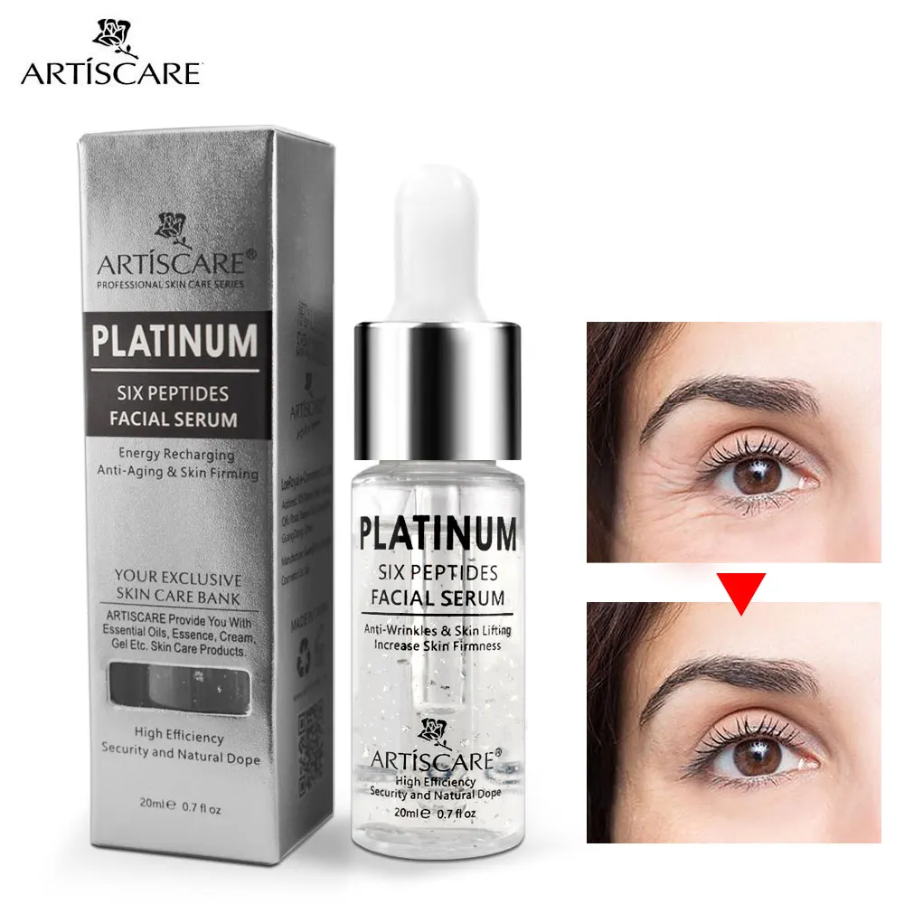 ARTISCARE Platinum + 24k Gold шесть сыворотка с пептидами для лица антивозрастной увлажняющий
