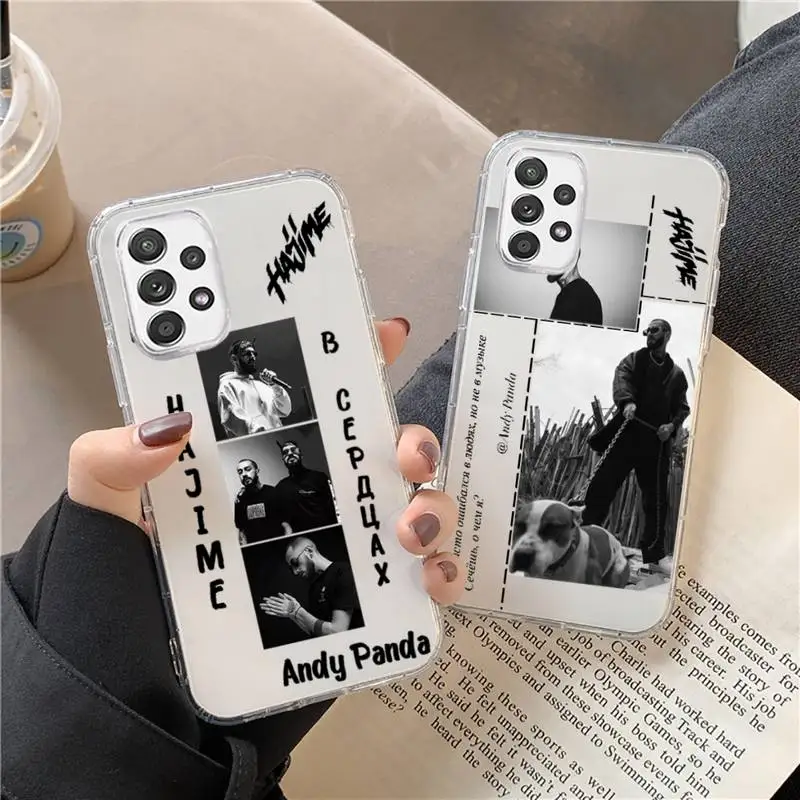 

Hajime MiyaGi Andy Panda Phone Case Transparent For Huawei P20 P30 P40 honor mate 8X 9X 10i Pro Lite