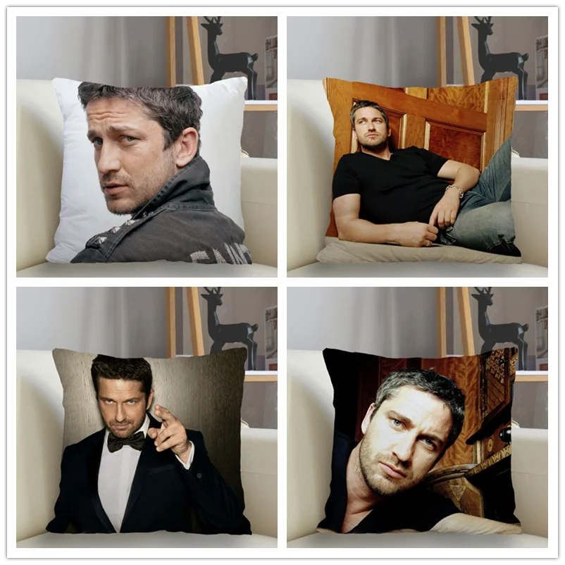 

Musife Gerard Butler Pillowcase Custom Square Pillow Cover Case Zipper Pillowcase 35*35,40*40,45*45cm Drop Shipping