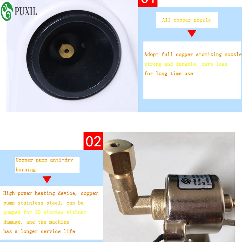 

Car atomizing disinfectant machine, the internal bacteria deodorant, sterilizes the 220V formaldehyde mist machine