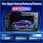 Автомагнитола DSP Android 10 для Opel Astra H G J Vauxhall Vectra Antara Zafira Corsa Vivaro Meriva Veda мультимедийный GPS 2 DIN DVD