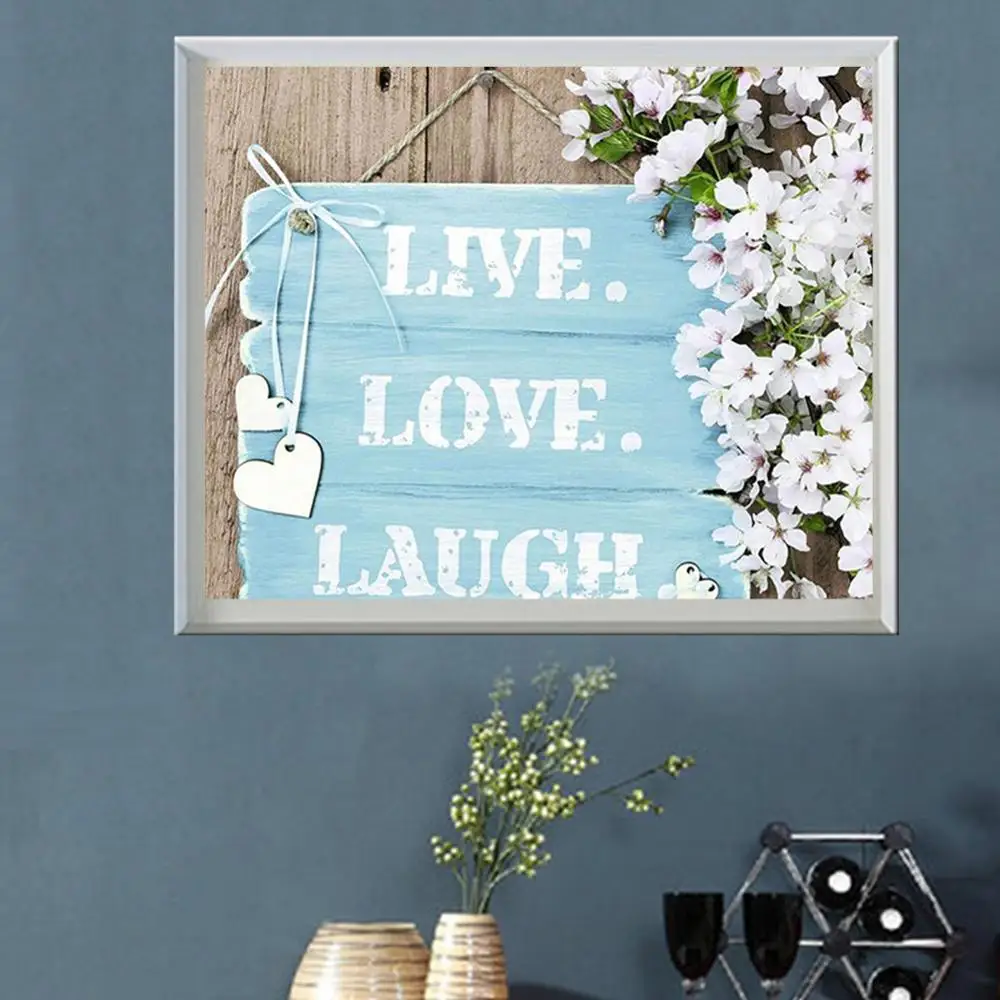 

Diamond Painting Full 5D Drill Embroidery Flowers And Text Craft Art Leisure Kit Diamond Mosaic For Sale Home Decoration