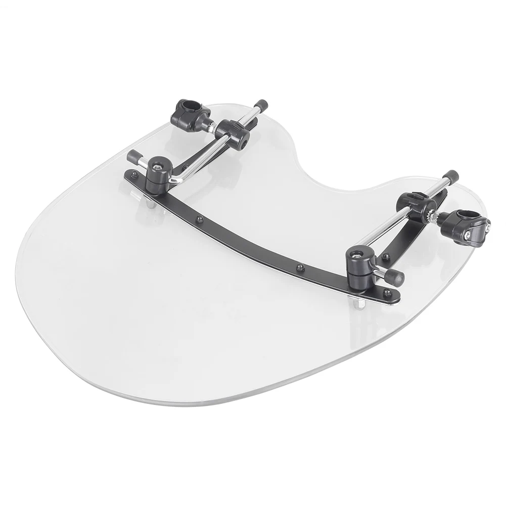 Ветровое стекло для мотоцикла 17 дюймов лобовое из АБС-пластика с кронштейном Harley