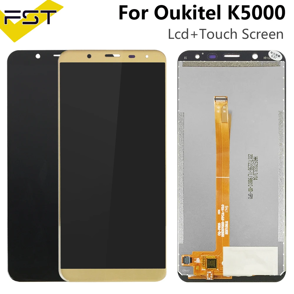 Для Oukitel K5000 ЖК дисплей Дисплей и кодирующий преобразователь сенсорного экрана в