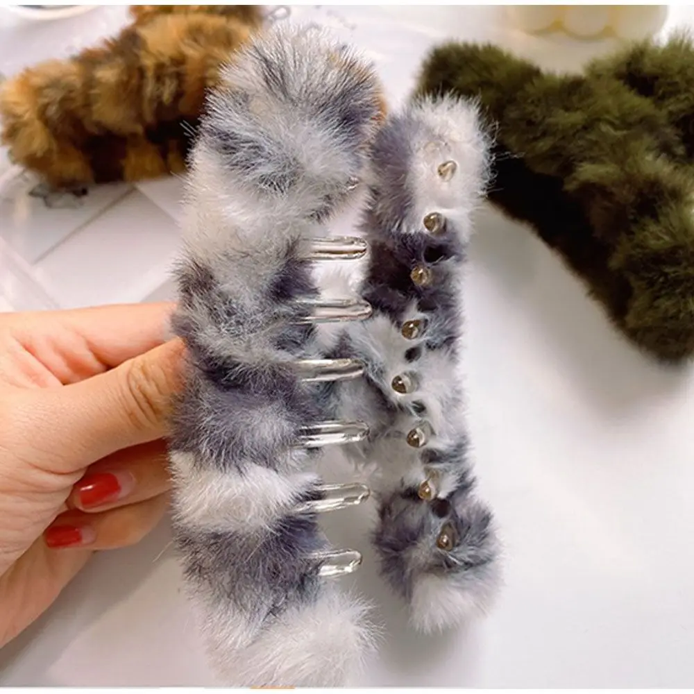 5 шт. заколка для волос с леопардовым принтом на осень и зиму |