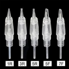 100 шт. стерилизованная игла для тату 1R 3R для тату-машины карандаш для микроблейдинга бровей губ Перманентный макияж чернильные картриджи иглы