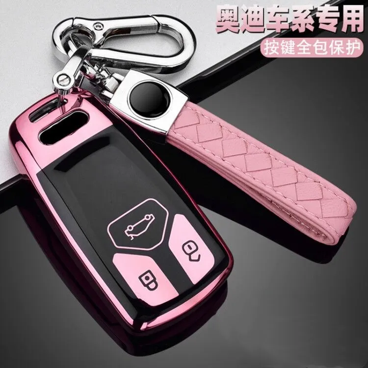 

Чехол для автомобильных ключей из ТПУ для Audi A4L TT TTS Q7 A5 Q5L 2020