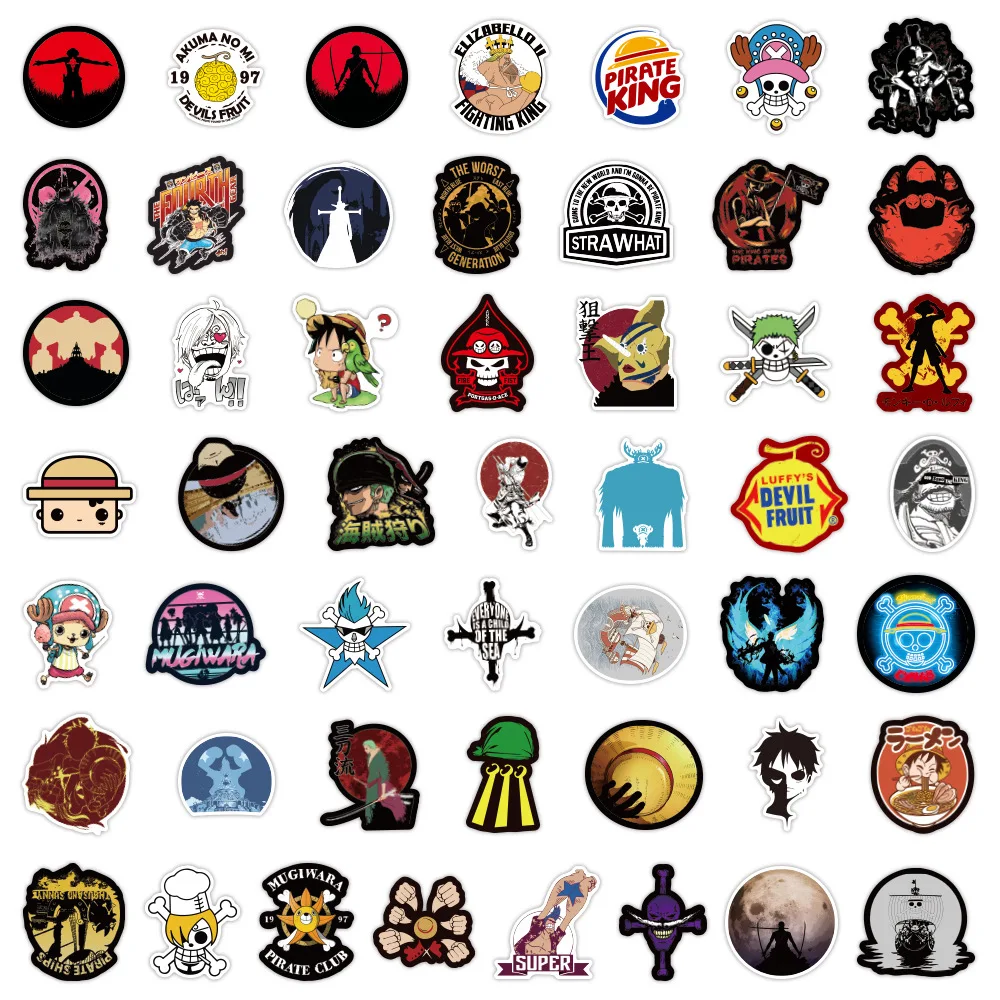 

200PCS Cartoon Anime Stickers DIY Luggage Motorcycle Notebook Graffiti Waterproof Sticker Toy