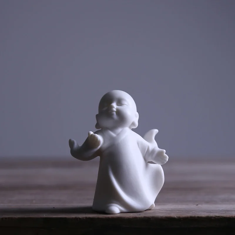 Керамический новый китайский маленький монах дзен креативное украшение для