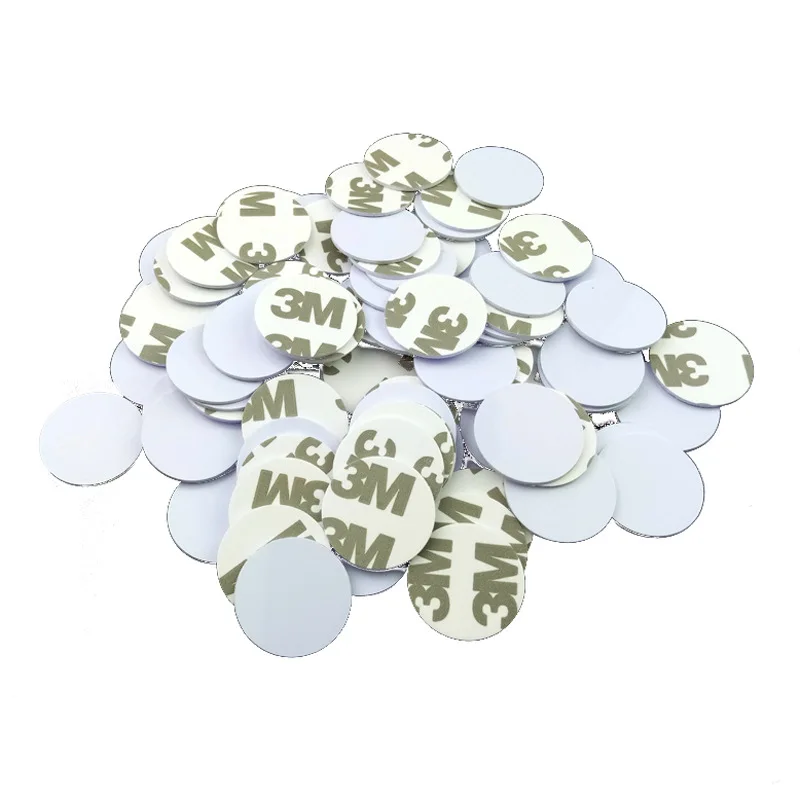 1 шт. 13,56 МГц S50 F08 NFC метки FM11RF08 IC карта ISO14443A монетница 25 мм пластик белый - Цвет: 1pcs IC25mm 3M