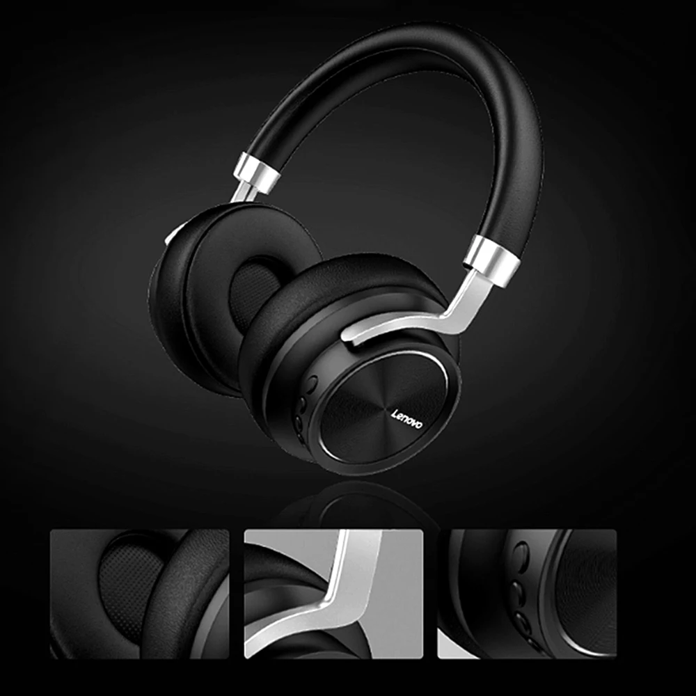 Lenovo HD800 Headphone BT5.0 Wireless 3.5mm Wired Headset 40mm Powerful Driver Ergonomically Noise Reduction for Gaming Music |