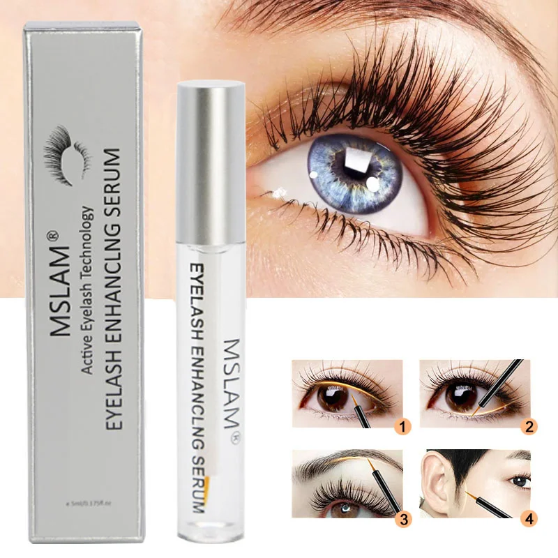 

Eyelash Growth Serum Eyelashes Enhancer Essence Mascara Eye Lashes Treatment Liquid Thicker Longer Curler Nourish Eyebrow Care