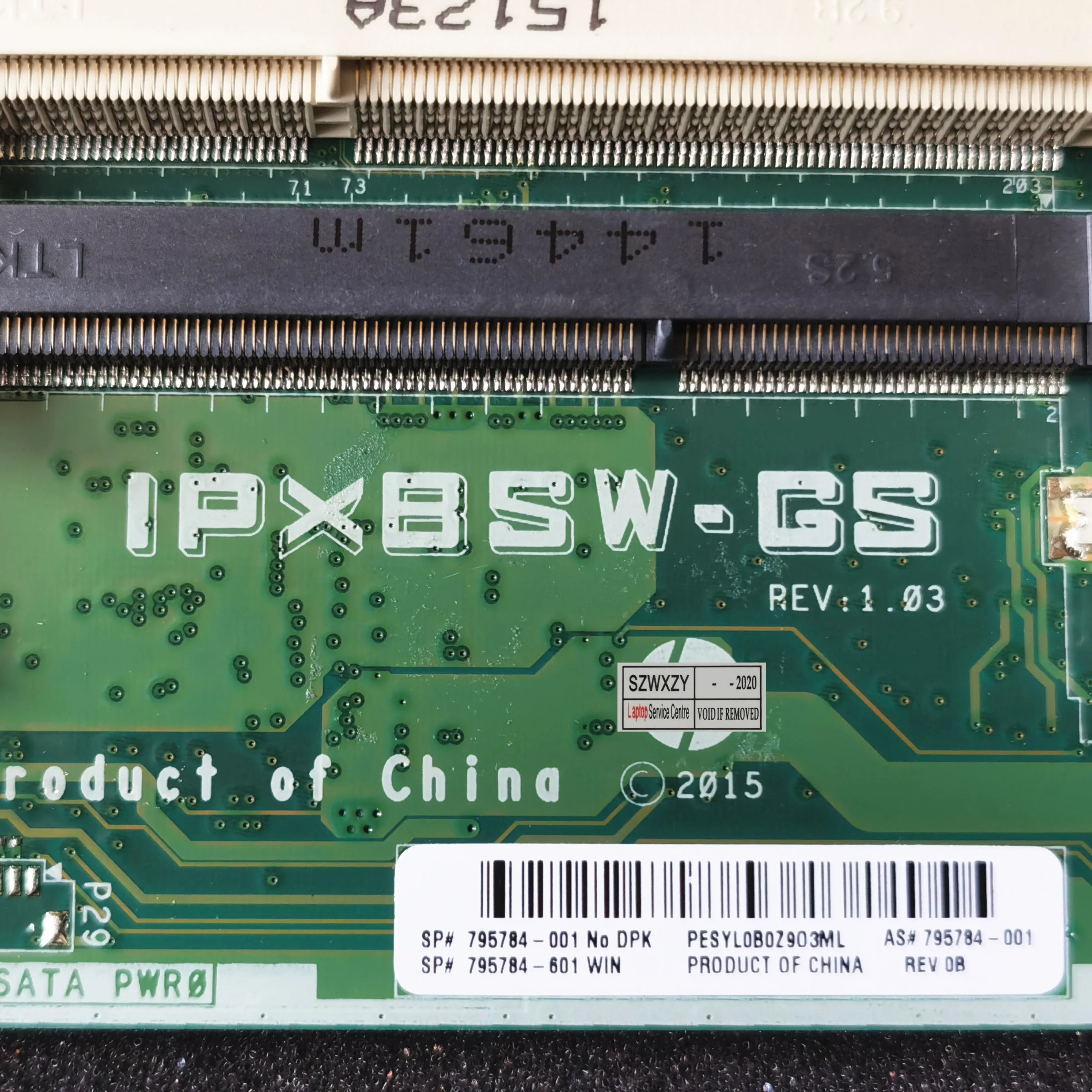 Оригинальная материнская плата для HP 251-a15a 251-a16a 251-a17l 251-A20T IPXBSW-GS 795784-001 795784-601 |