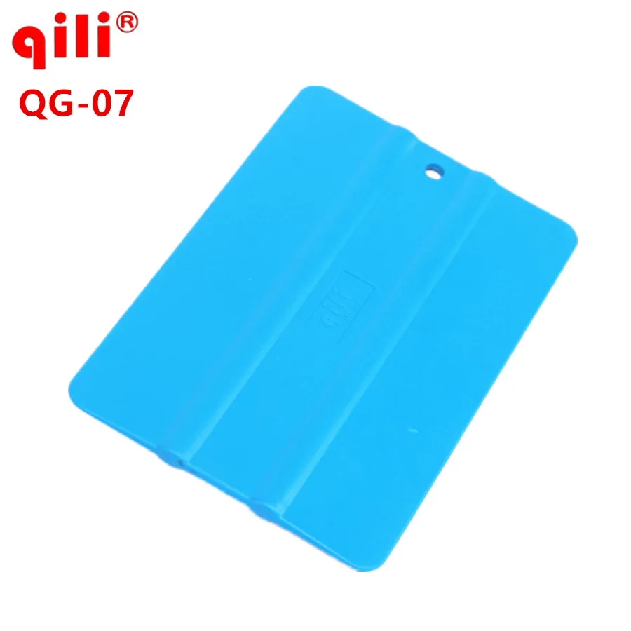 

100pcs/lot Qili QG-07 Blue Soft Square Squeegee Mini Squeegee Vinyl Wrapping Tool Card Scraper Mobile Phone Film Install Tool