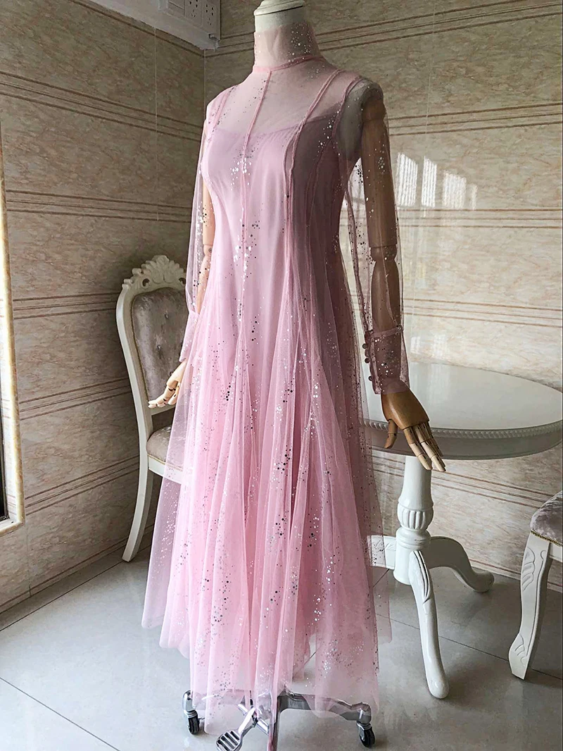 2 шт./компл. розовое платье подружки невесты синее элегантное Тюлевое длиной ниже