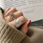 Женское обмотанное кольцо YANGLIUJIA, широкополая цепочка на указательный палец в стиле ретро, Подарочная бижутерия для женщин