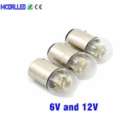 6v motorcycle led lights g18 r5w 12v auto bulbs equipment indicator smd 3014 chips signal lamp rea r10wr