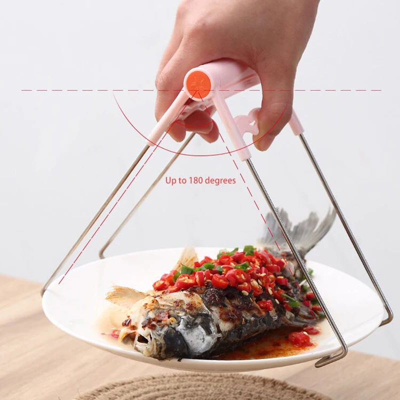 Stainless Steel Non-Slip Tray And Bowl Holder Kitchen Utensils Household Heat Insulation Scalding |