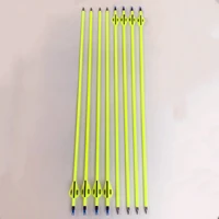 fluorescent yellow mixed carbon arrow metal explosion proof ring 7 8mm carbon arrow for recurvecompound bows archery hunting