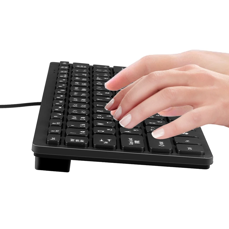 Проводная USB японская/английская двуязычная клавиатура для планшета/Windows