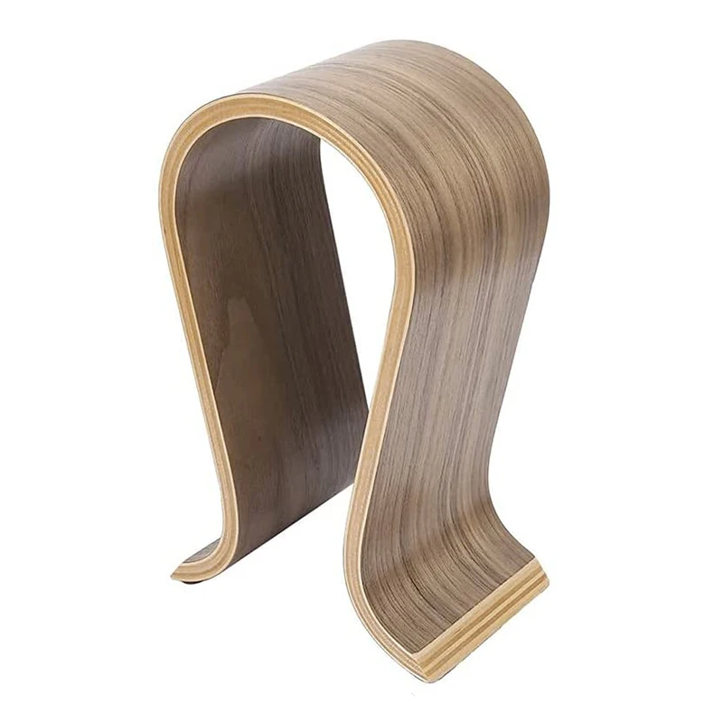 

Подставка/вешалка/держатель для наушников Sony, U-образный держатель для гарнитуры, универсальная полка с деревянной отделкой, ореховая отдел...