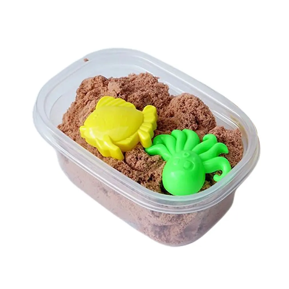 

1pc Children's Educational Toy Handmade Diy Cotton Sand Decompression Space Sand Intellectual Toy Random Color