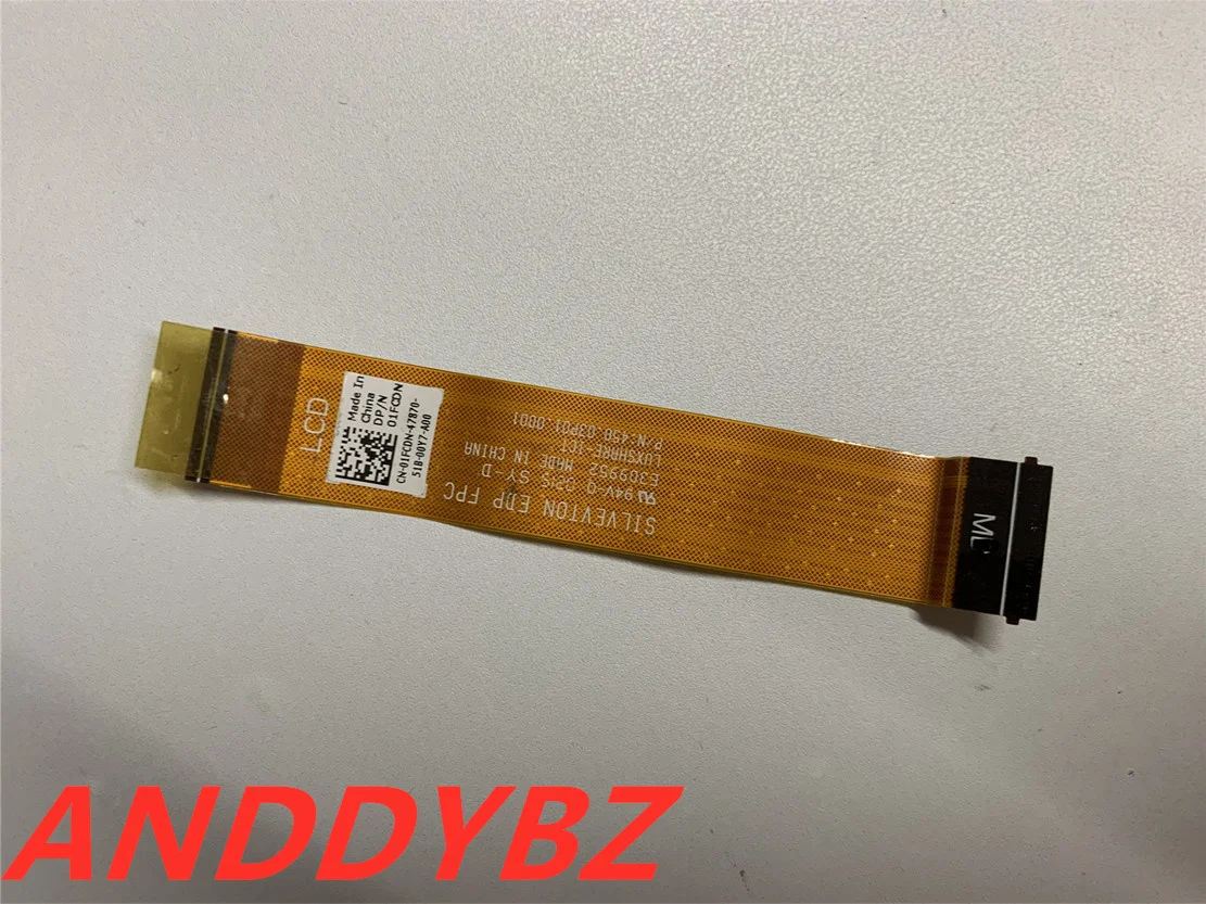 

1fcdn 01fcdn CN-01FCDN for Dell Venue 10 Pro 5055 5050 LCD video screen cable SILVEVTON EDP FPC 450.03P01.0001 TESED OK