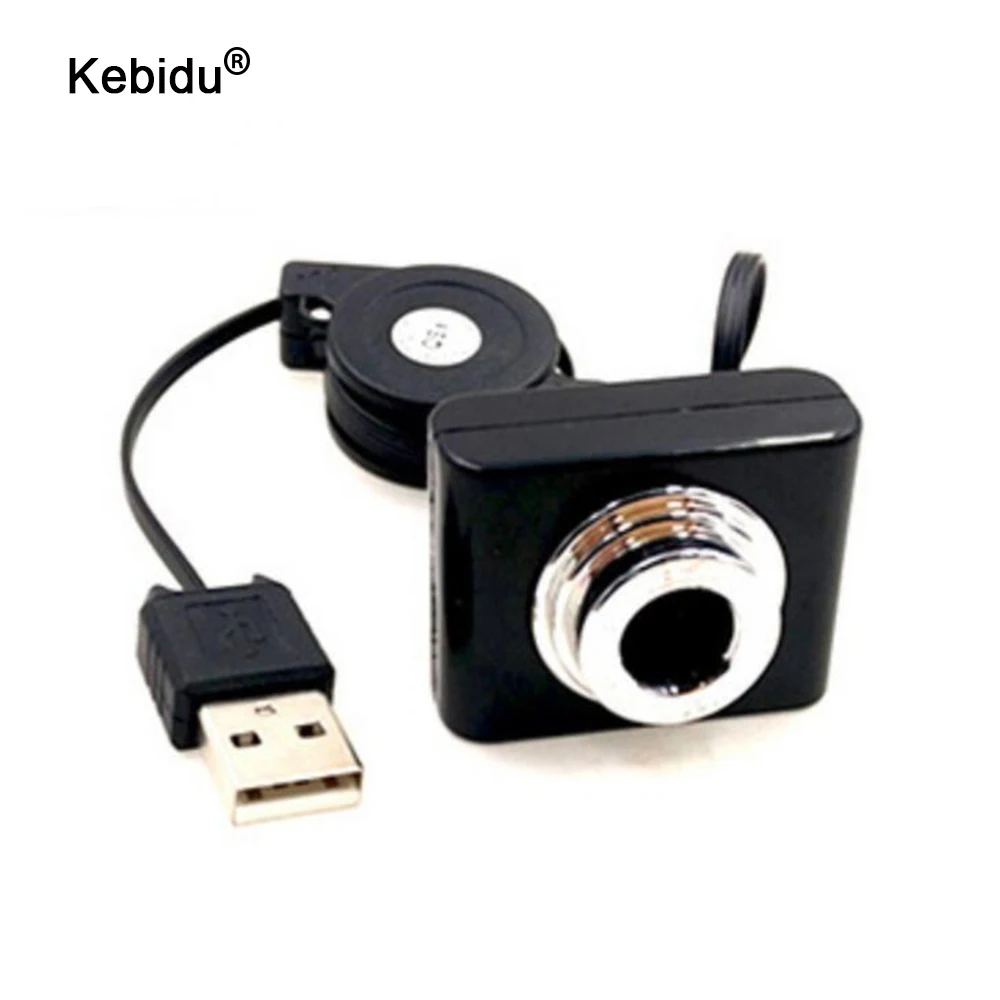Мини USB HD камера kebidu выдвижная веб с зажимом микрофоном для ПК ноутбука 30