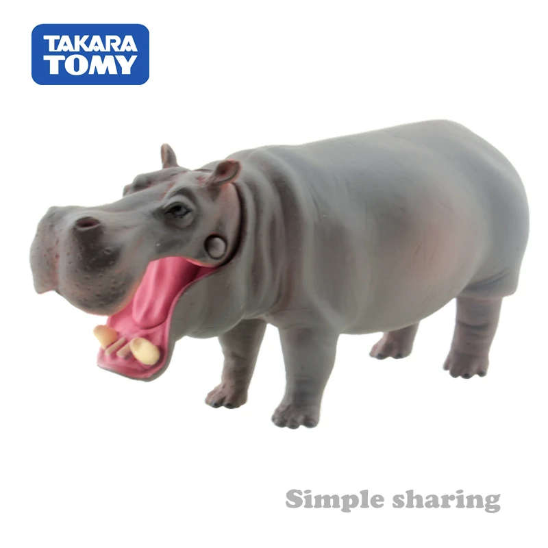 Такара томия томика ания приключения животных гиппопотамус As 06 Литые полимерные