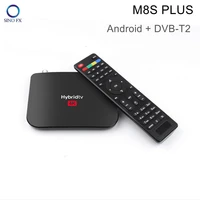 mecool m8s plus dvb t2 android tv box combo media player aml s905x2 2g16g
