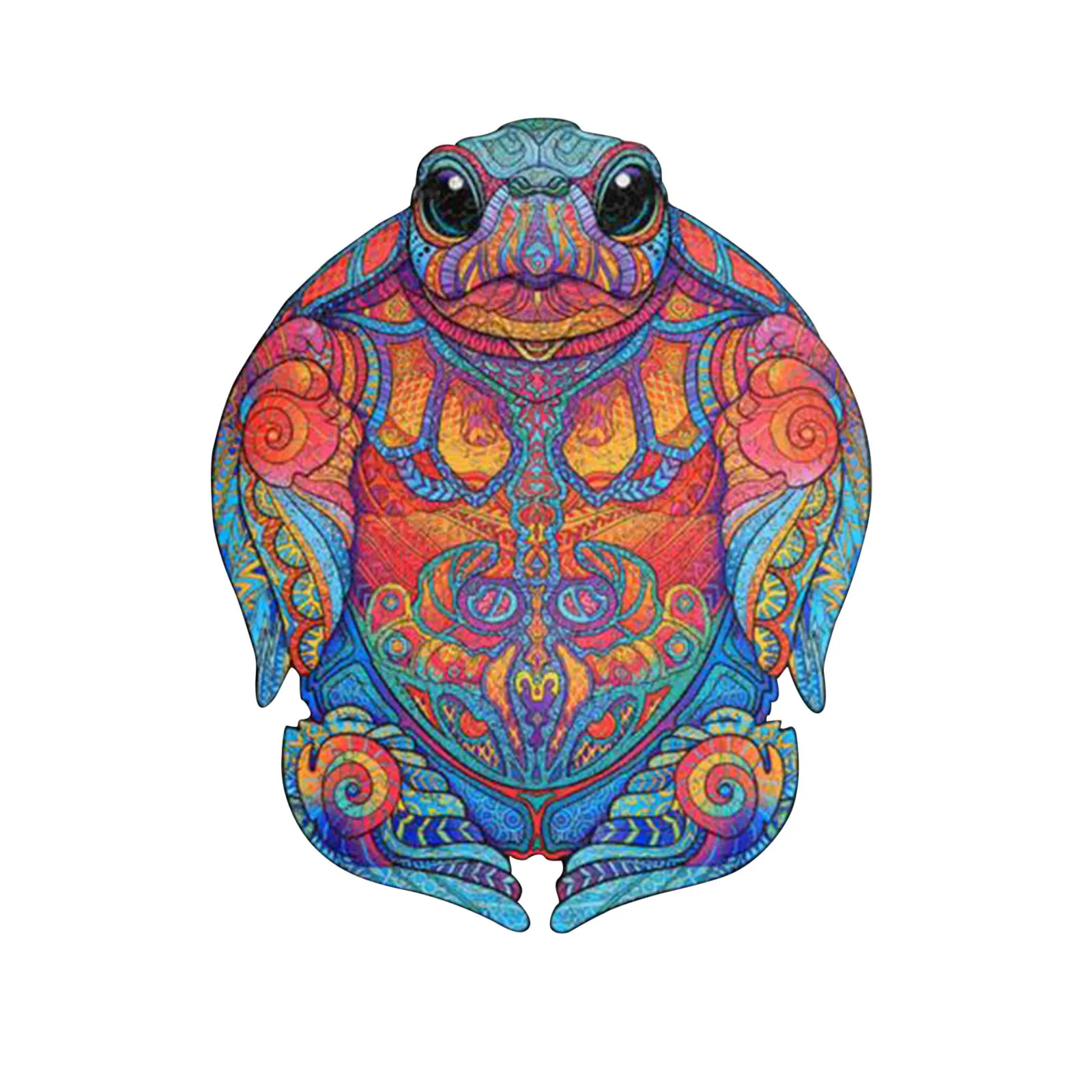 Черепаха деревянные головоломки для детей и взрослых DIY животных Рождественский