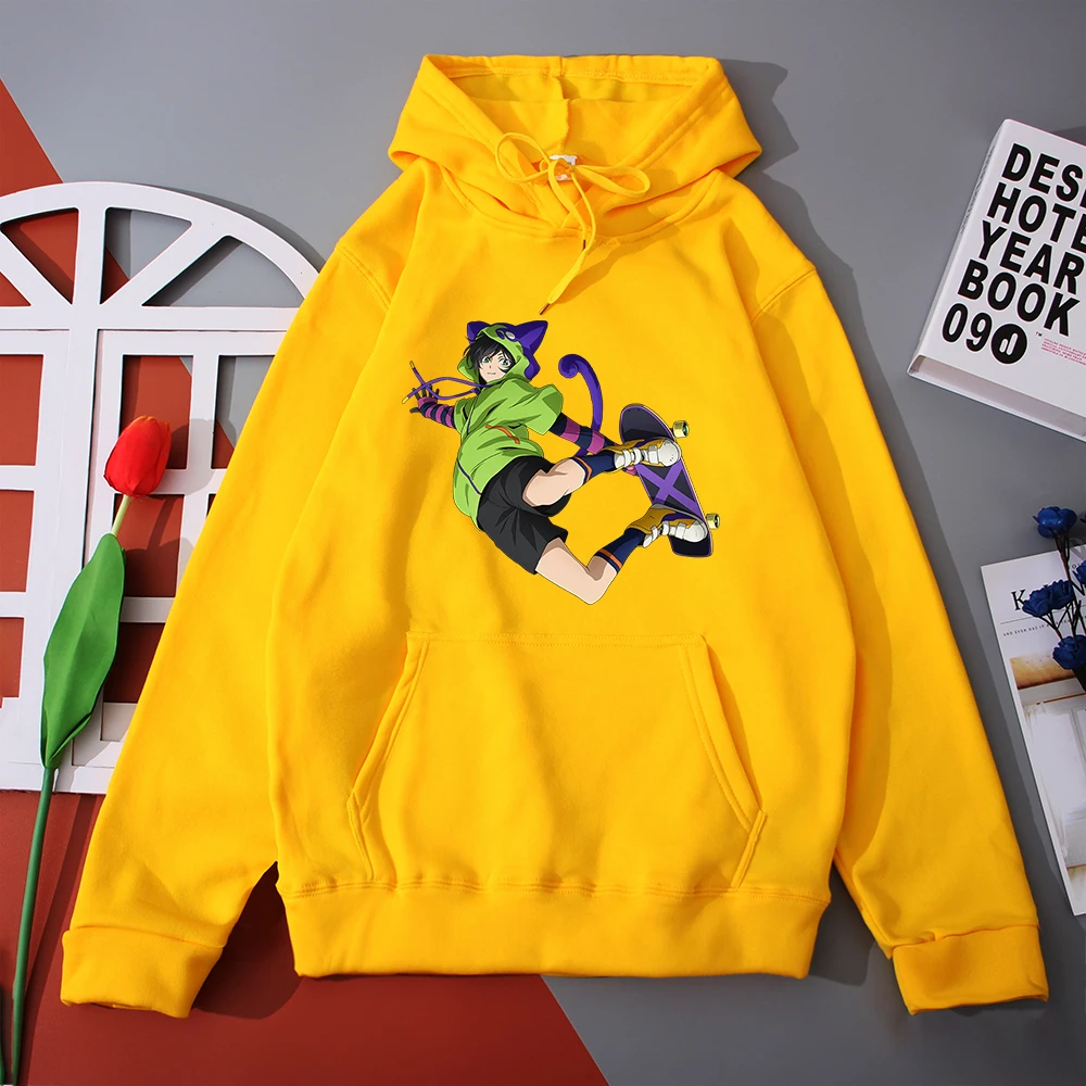 

Sk8 The Infinity Hoodies Women 2021 Japanese Anime Sweatshirt Skateboard Boys Miya Graphic Hoodie Woman Fashion Warm Streetwear