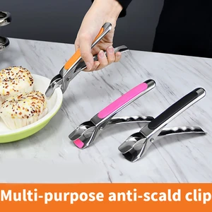 Multifunction Anti-scalding Stainless Steel Dish Clamp Bowl Clip Kitchen Tools