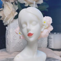 2022 new elegant girl female body silicone candle mold woman shaped candle making wax plaster mould handmade gift tools