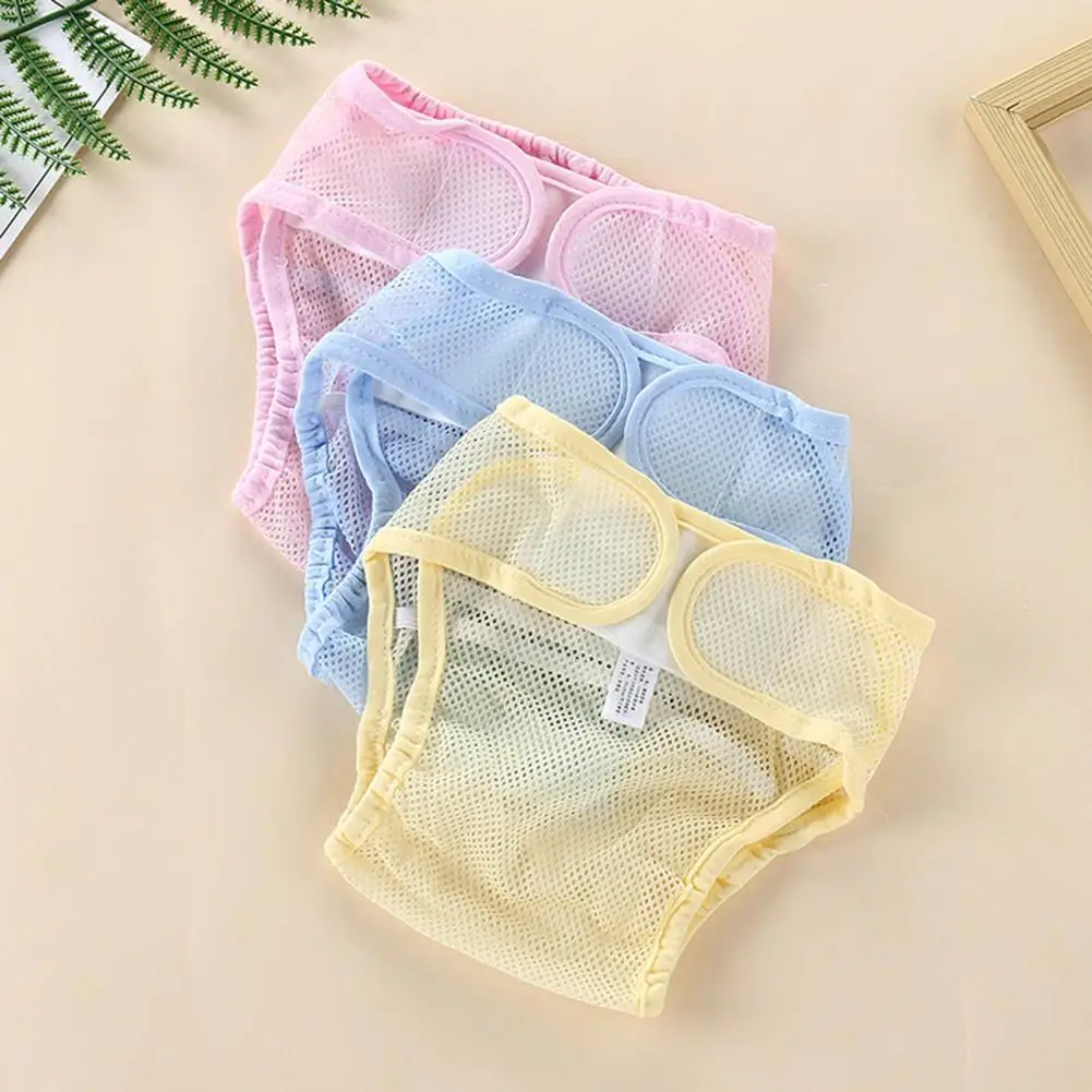 

Cloth Diapers Mesh Design Breathable Washable Newborn Diaper Panties for Summer
