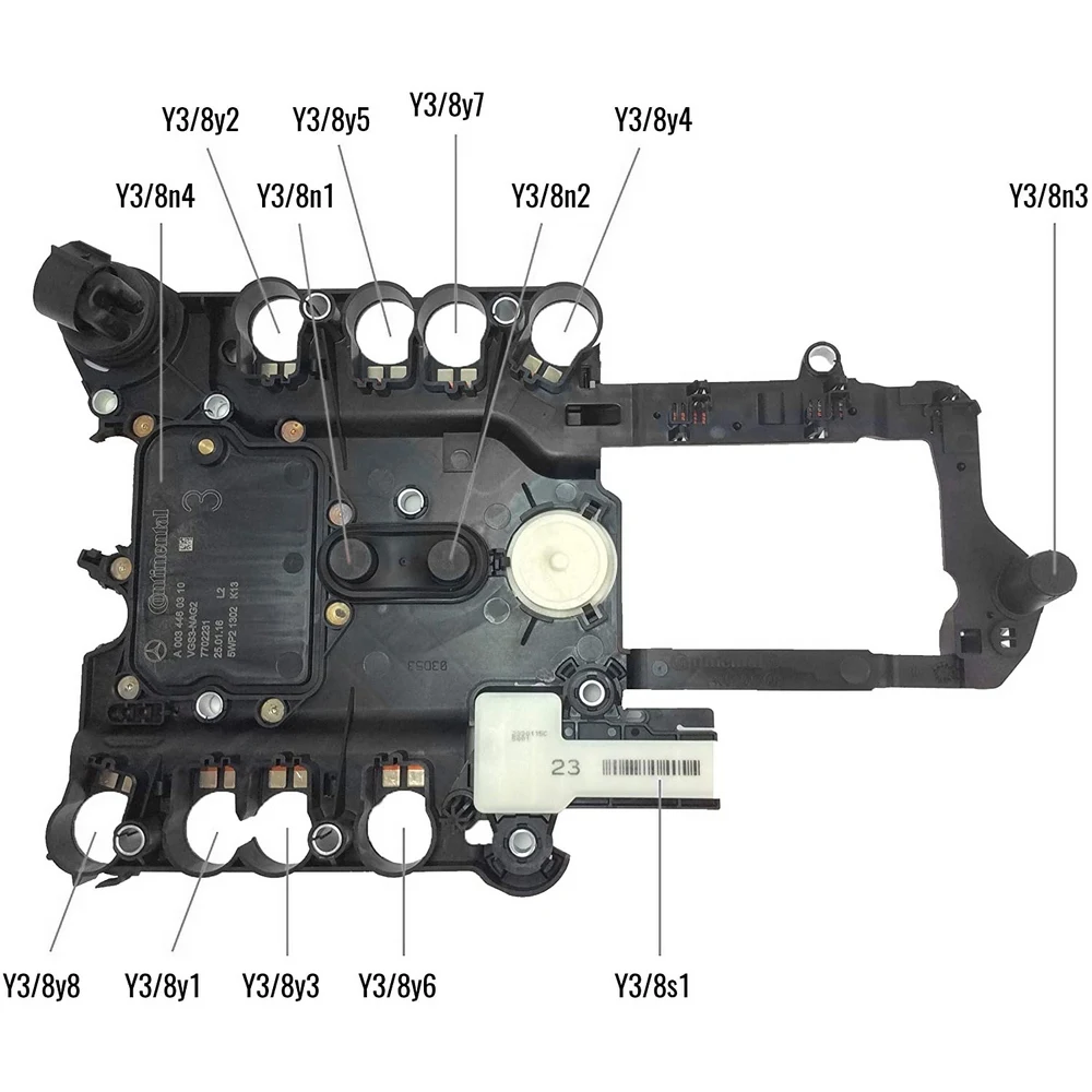 722 9 TCM TCU версия 2/3 блок управления трансмиссией проводящая плита A0335457332 для