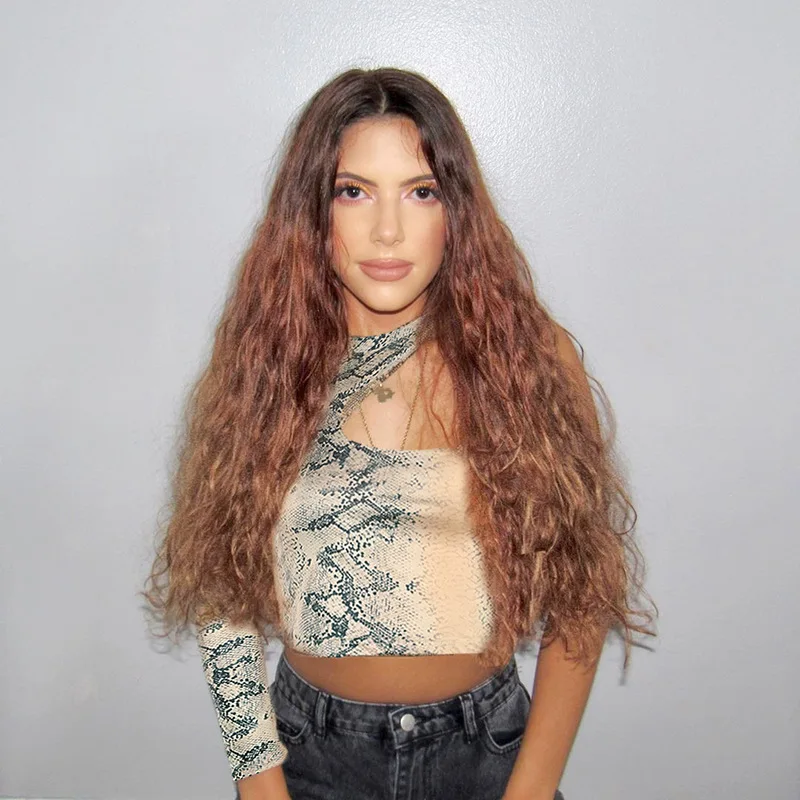 Женский топ с принтом змеиной кожи облегающая футболка длинным рукавом и